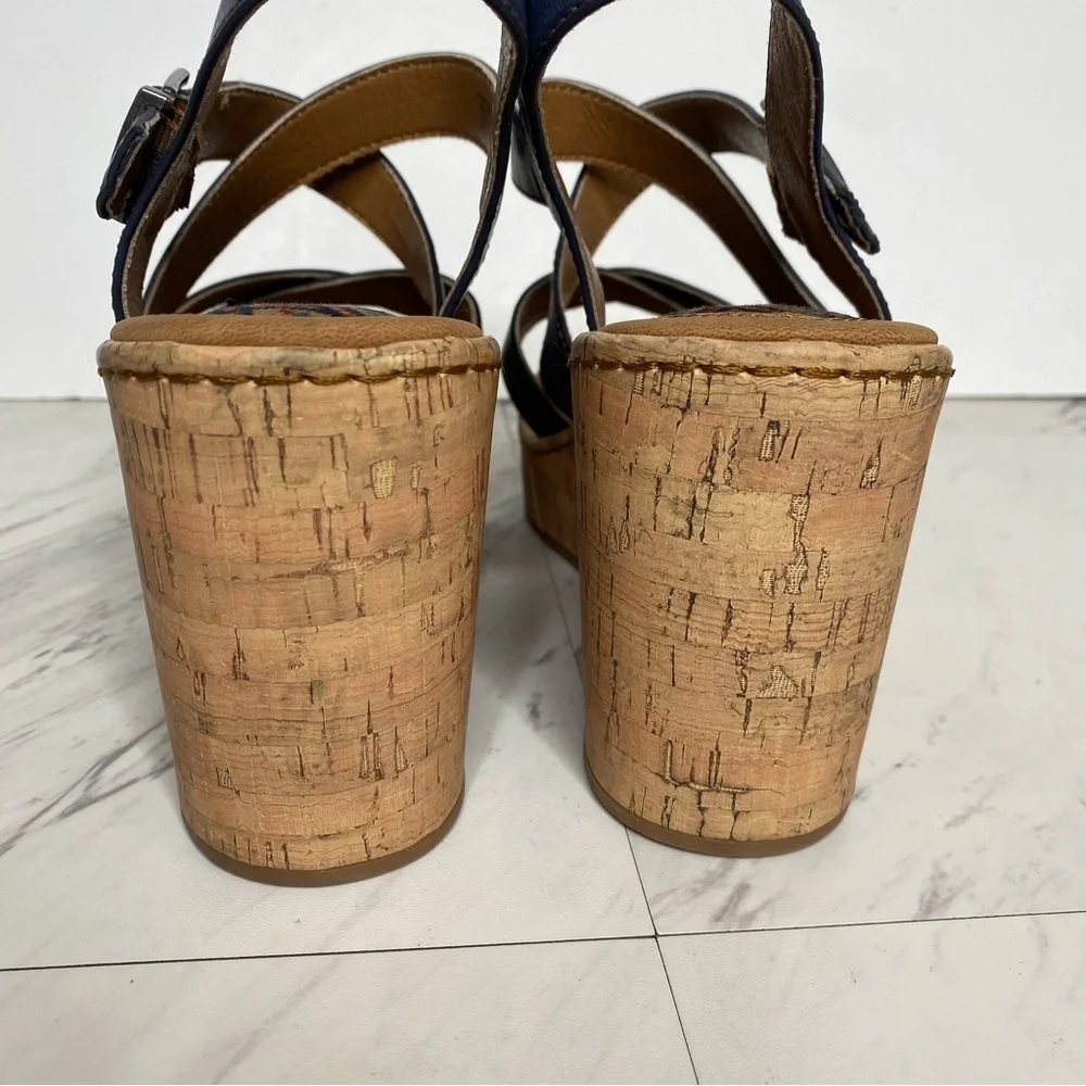 New! BOC Born Chiana Cork Wedge Sandal 11M